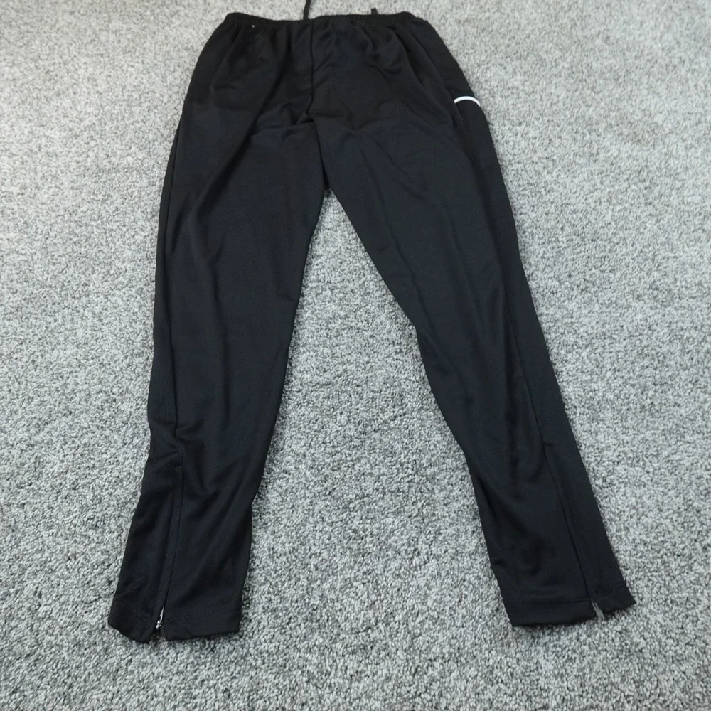 Nike Pants Womens S Black Swoosh Dri Fit Drawstring Soccer Jogger Sweatpants Gym